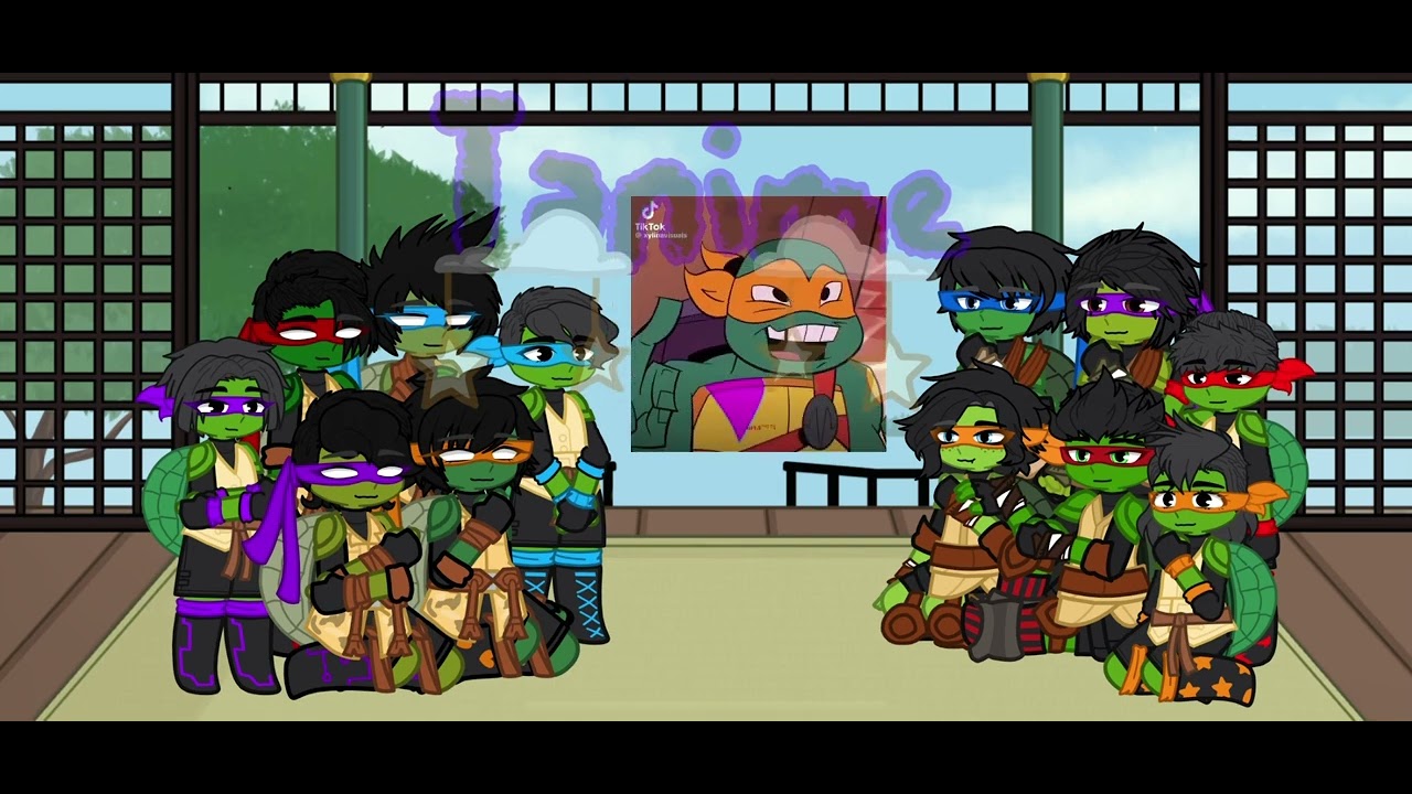 TMNT react to ROTTMNT | Mikey | 5/? | gcrv | Tanime