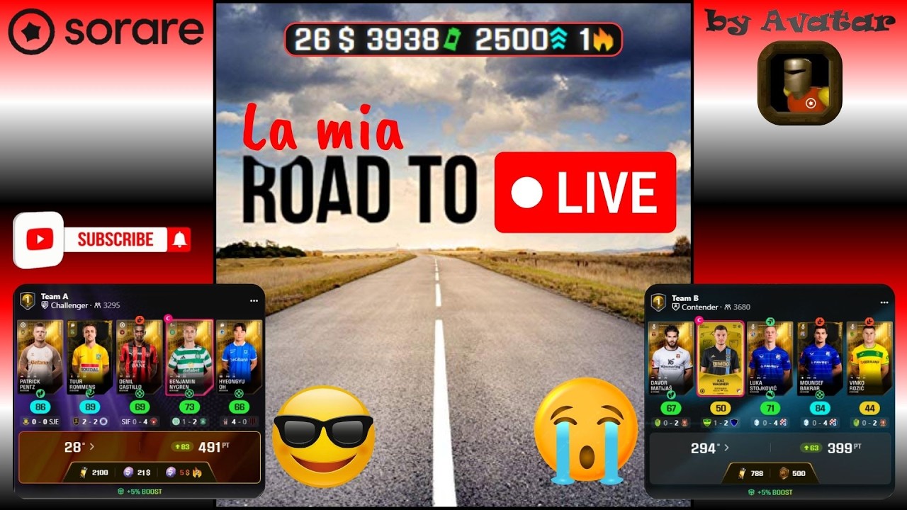 SORARE - LA MIA ROAD TO GLORY: LIVE