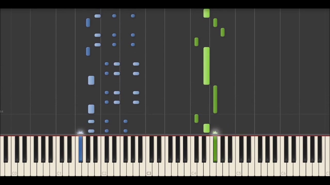 Dave Thomas - The Skeleton's Waltz (Synthesia Tutorial)