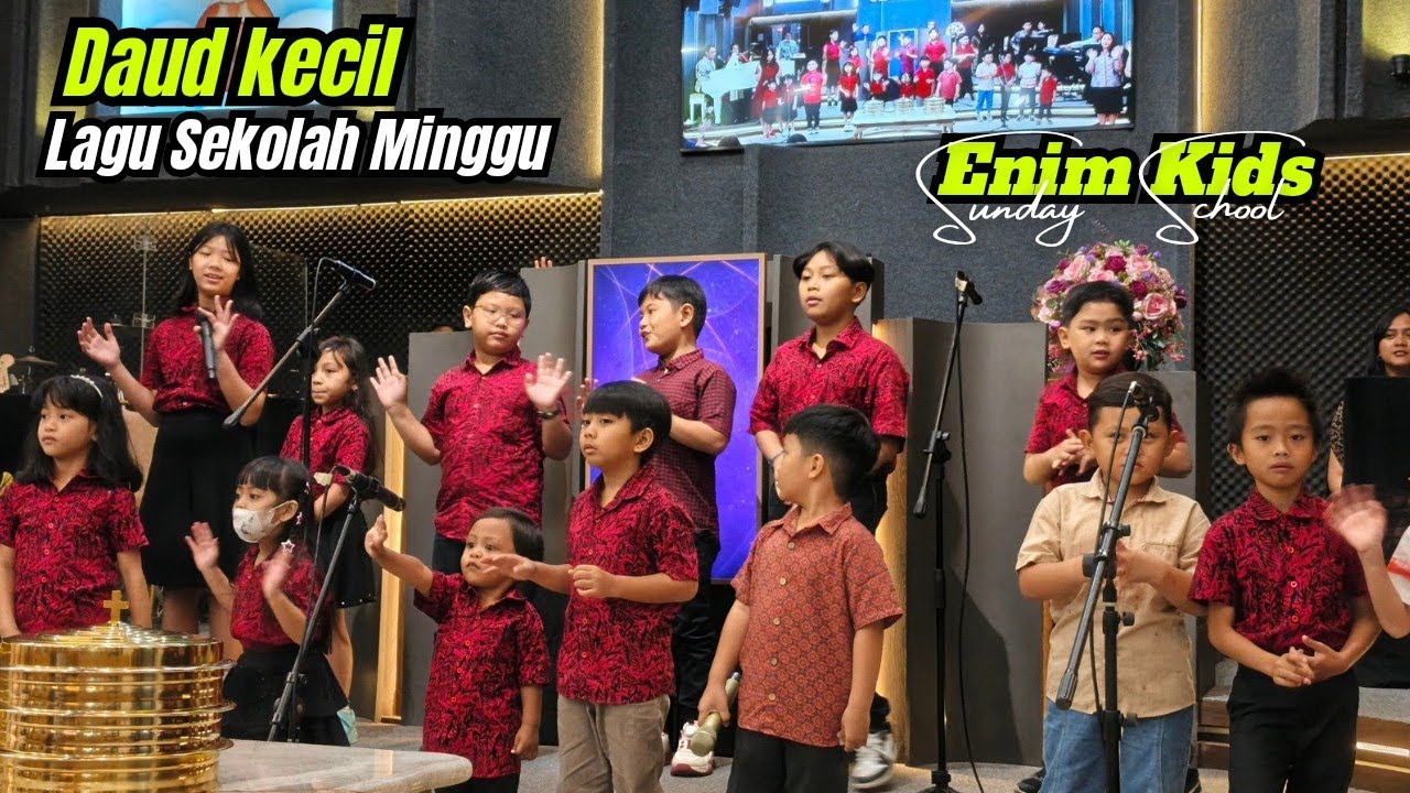 Daud Kecil‼️Lagu Sekolah Minggu 2026 (Enim Kids) 
