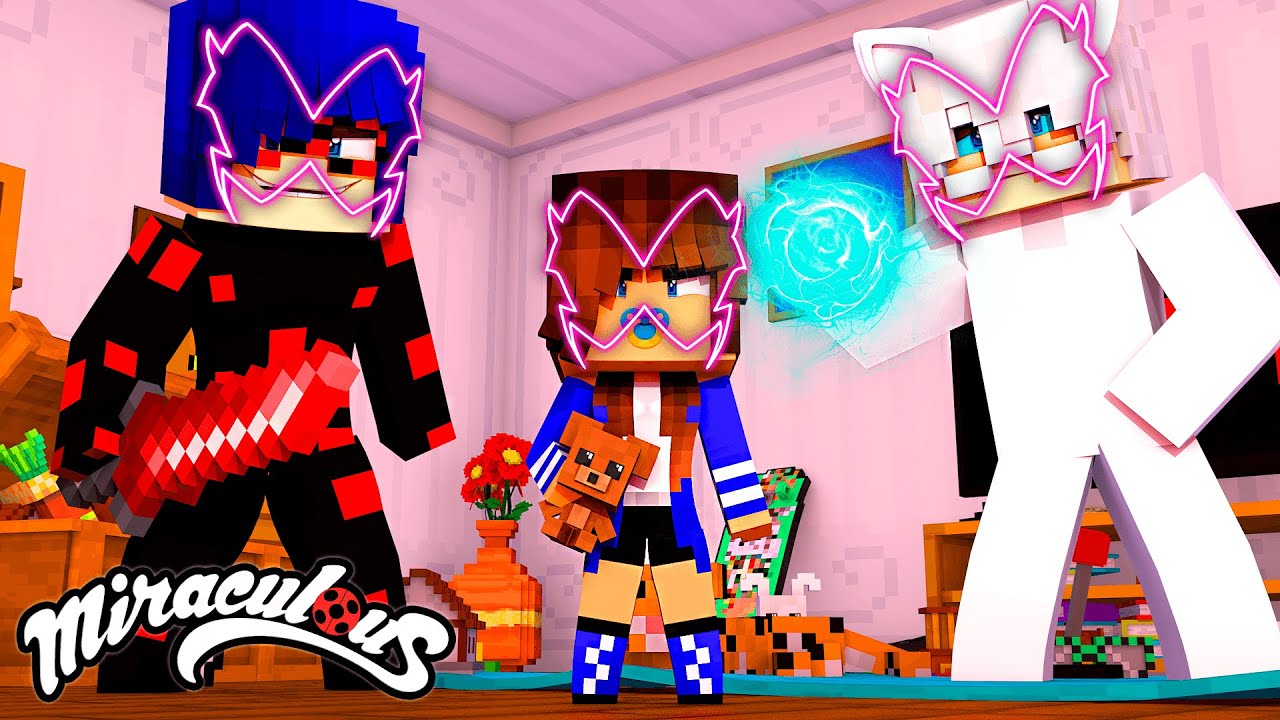Who's Your Family? FILHA DO CAT BLANC E DA LADYBUG AKUMATIZADA (ANTIBUG) no Minecraft ◂Miika▸