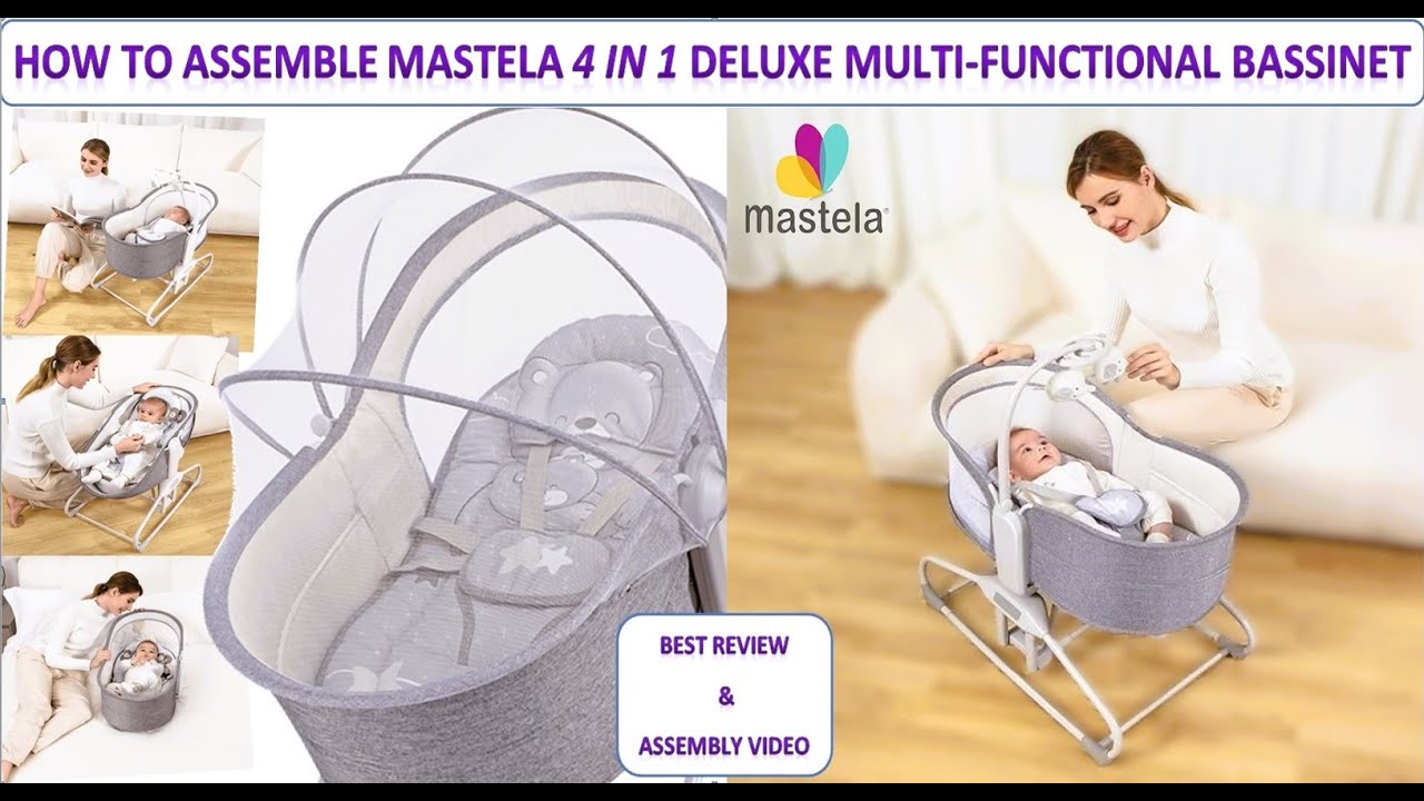 Mastela 4 in 1 Deluxe Multi-Functional Bassinet | Assembly Video | DIY Tech 2.0