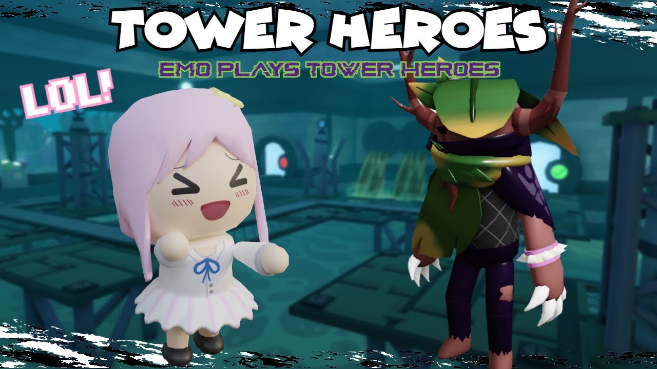 Playing With Randos 8 / Emo Plays •Tower Heroes• | Roblox