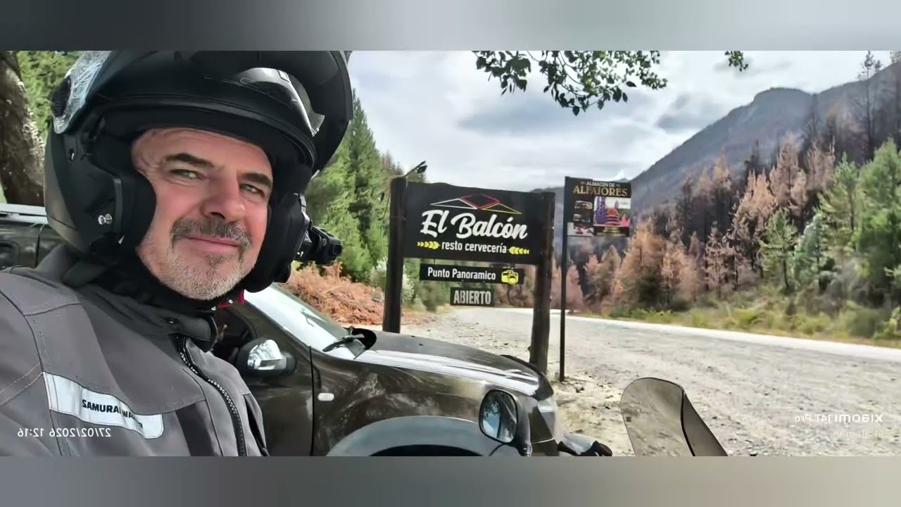 Desde Esquel al bolsón , se ven partes de los bosques quemados.. 