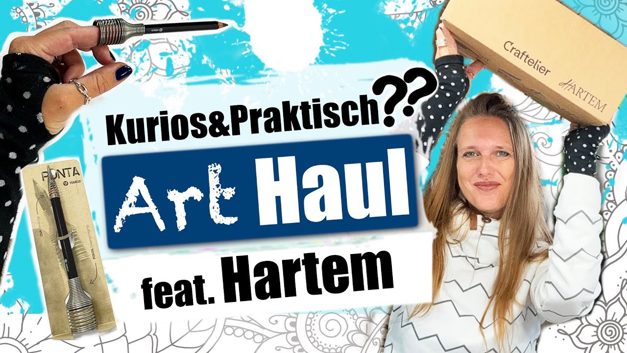 ART HAUL | ✨ Kuriose und Praktische Art Supplies im Test ✨| Wie gut ist der neue Onlineshop HARTEM??