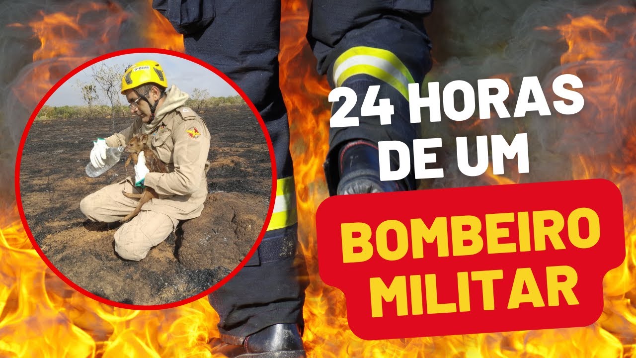 Um plantão de 24 hs nos Bombeiros Militar