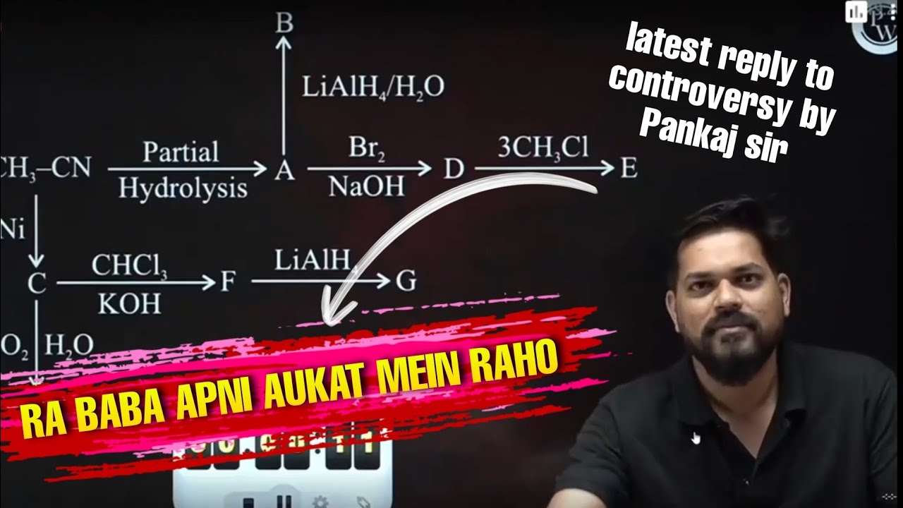 PANKAJ SIR LATEST REPLY TO RA BABA CONTROVERSY 🤯 #jeemains 