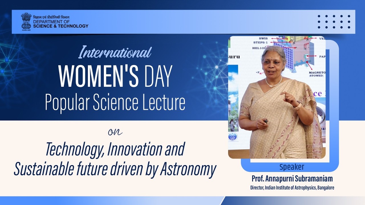 From Hanle’s skies to AstroSat’s UVIT, she shared a passionate journey of discovery