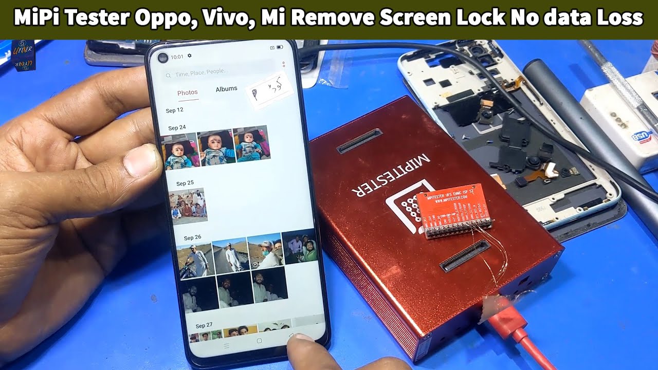 MiPi Tester Remove Mi, Oppo, Vivo Screen Lock Without Data Loss