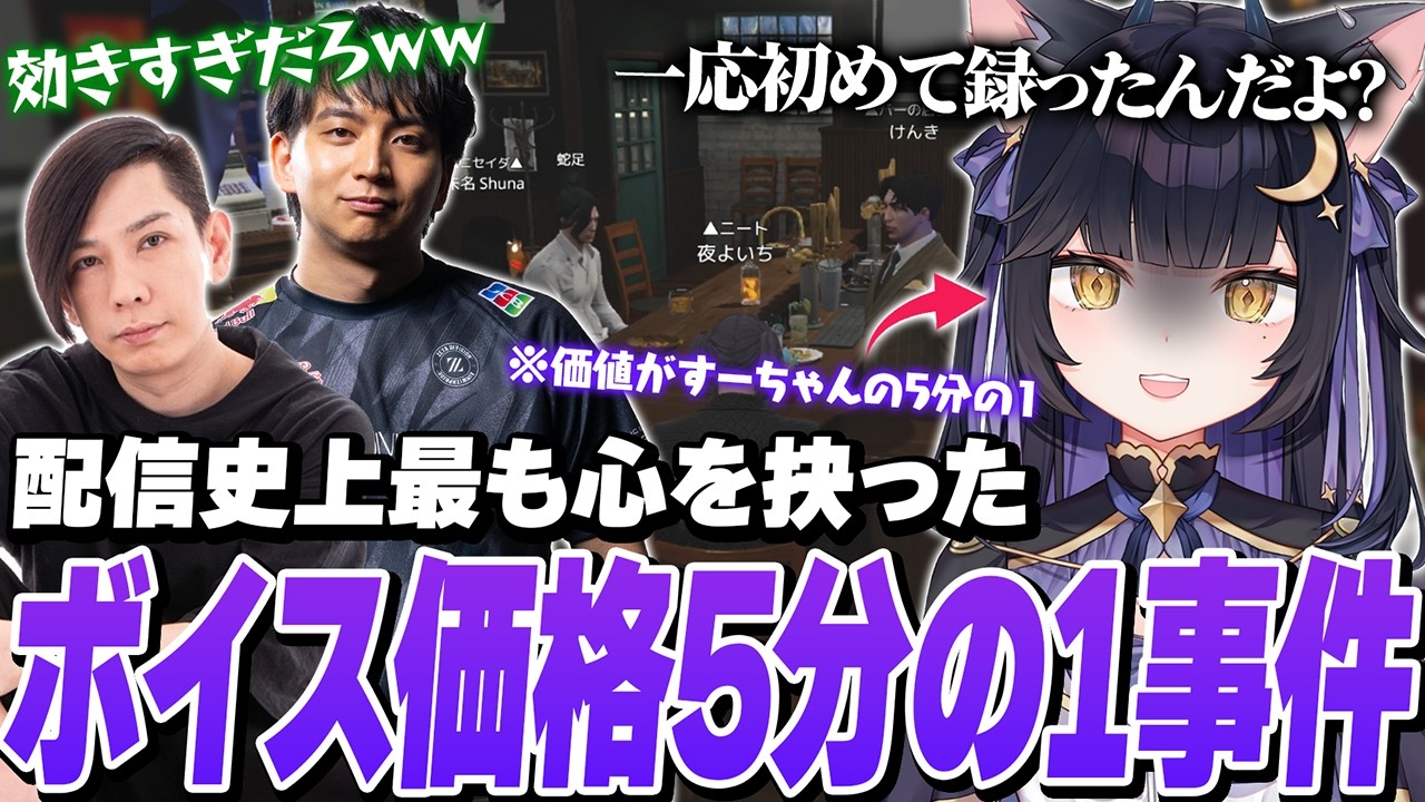 【GTA NewTown】とあるキャラに変装してる人の正体がひなーのと分かり、とんでもなく辛辣な一言を放ってしまう夜よいち