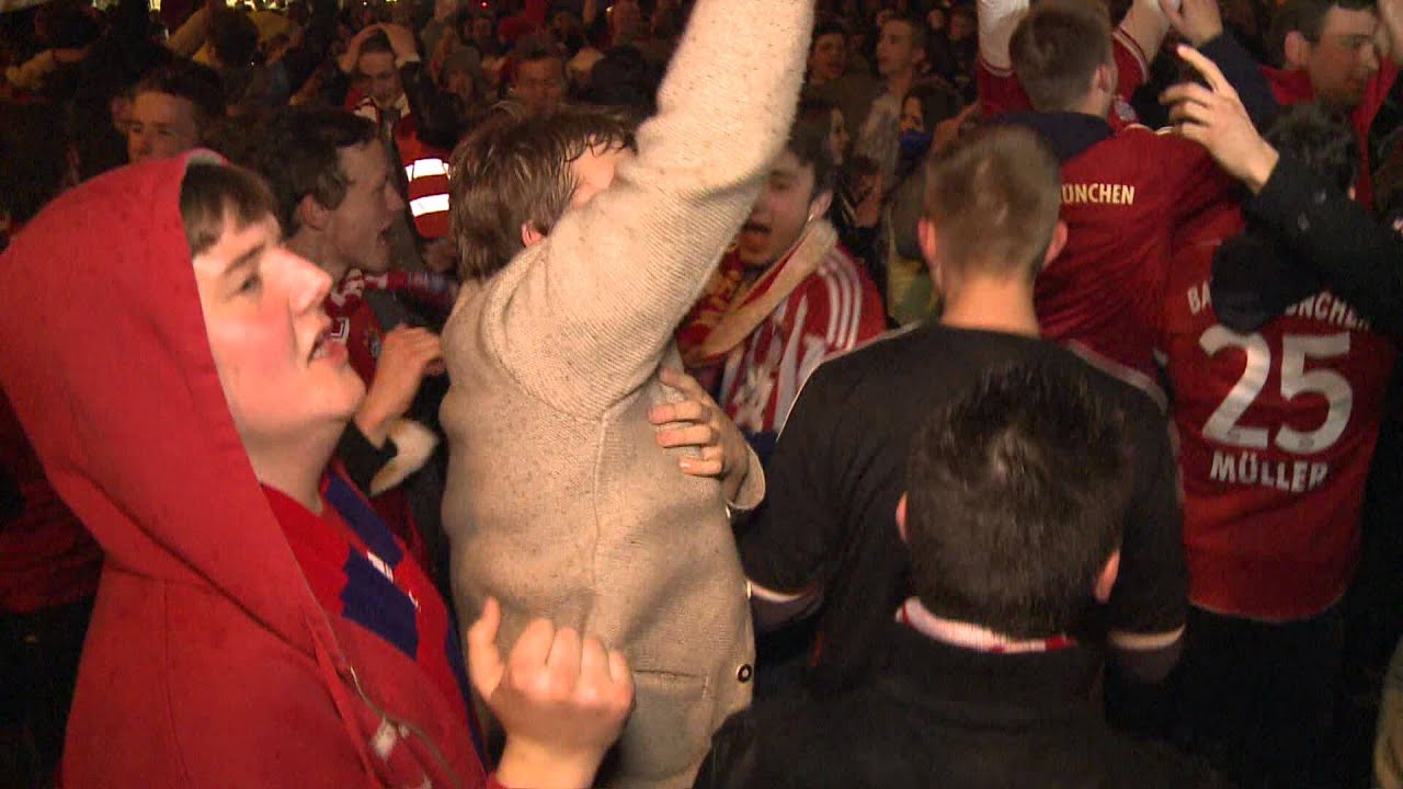 FC Bayern: CL-Sieger 2013 - So feierte M&uuml;nchen den Finalsieg &uuml;ber Dortmund! (25.05.2013)
