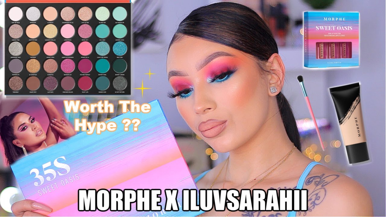 MORPHE 35S SWEET OASIS COLLECTION TUTORIAL | MORPHE X ILUVSARAHII