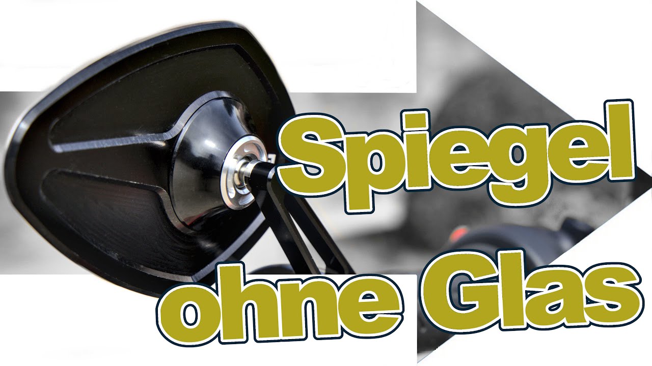 Motorradspiegel OHNE Glas & Rahmen! - Produktvorstellung der Motogadget Metallmirrors