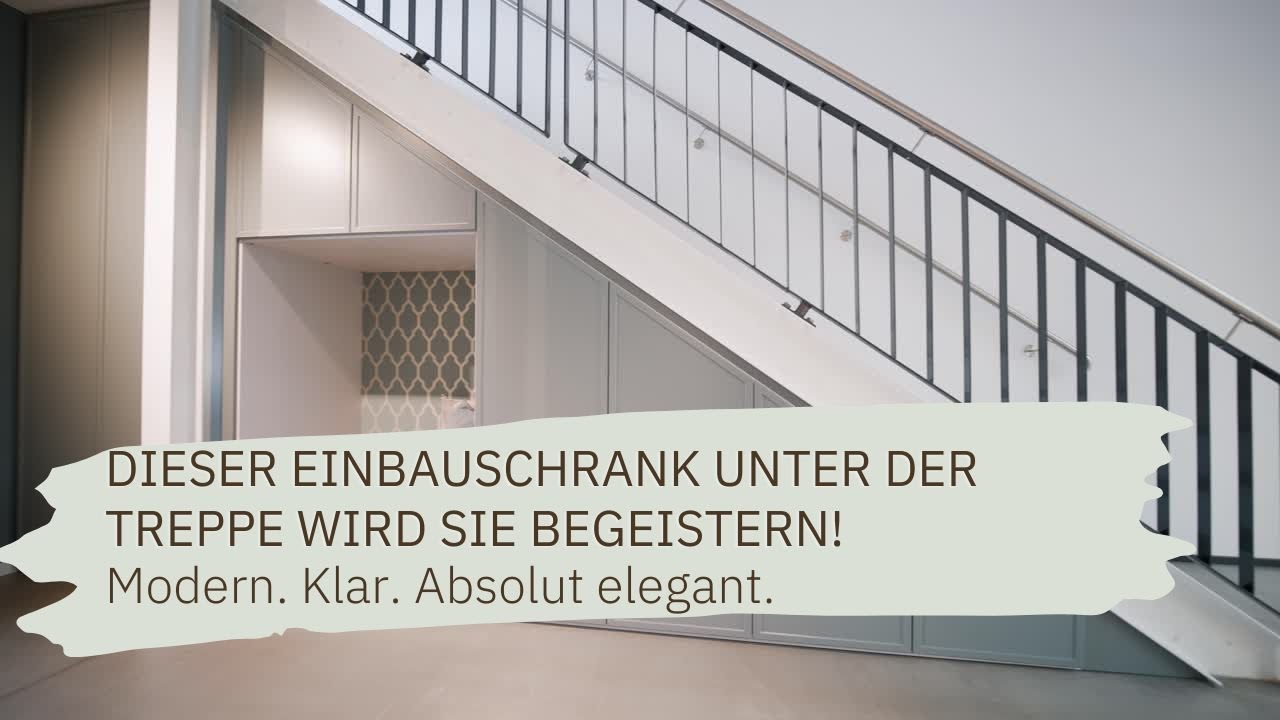 Verborgener Stauraum mit Stil &ndash; der Schrank unter der Treppe