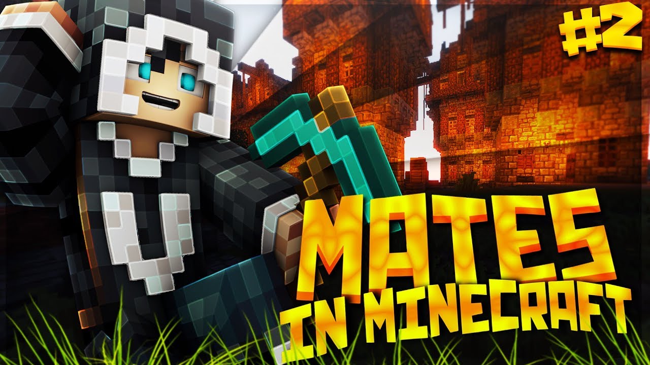 MATES IN MINECRAFT - IL MIO CASTELLO E LA FARM DI POLLI #2