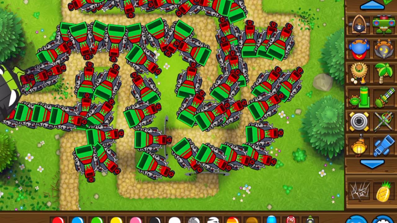 Btd5: 55 bloonchippers vs. 1 ZOMG