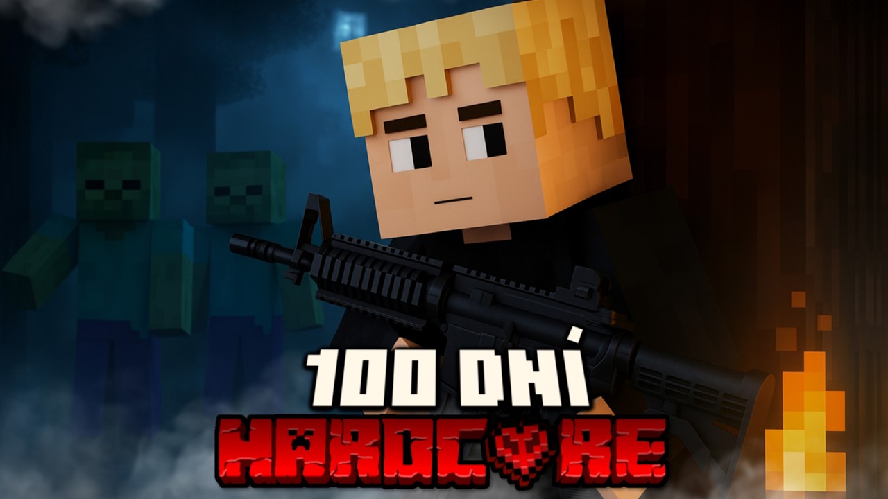 Přežil Jsem 100 Dní v ZOMBIE APOKALYPSE na Hardcore