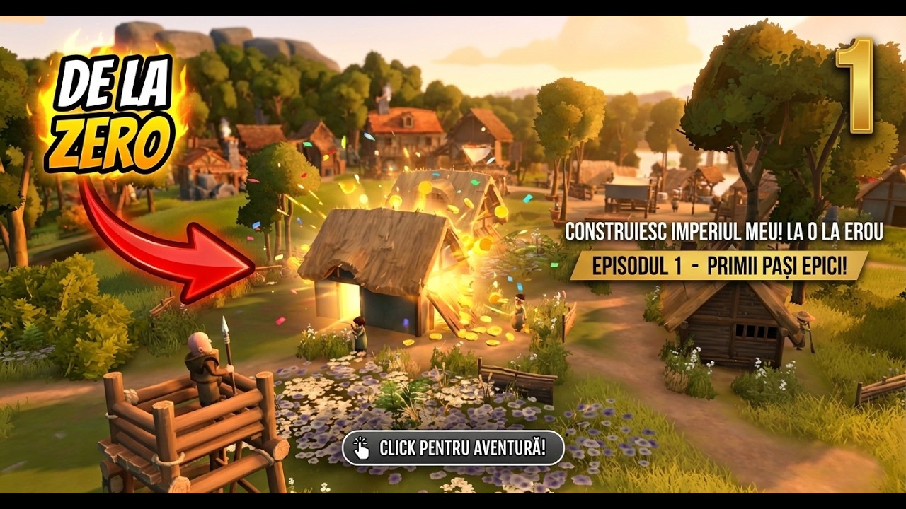 Foundation Gameplay Română – Episodul 1 | Construim primul oraș