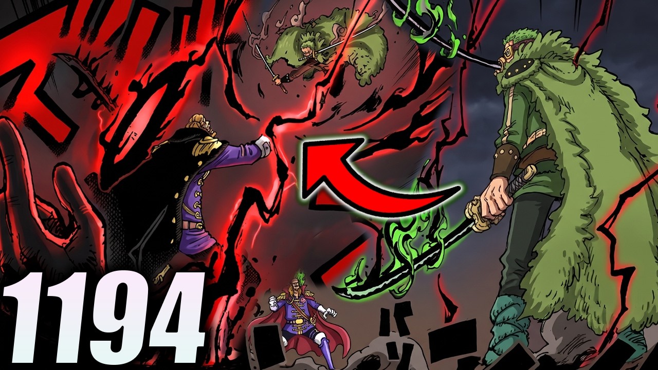 Zoro Uses the Highest Level of Power in the Newest One Piece Chapter 1194