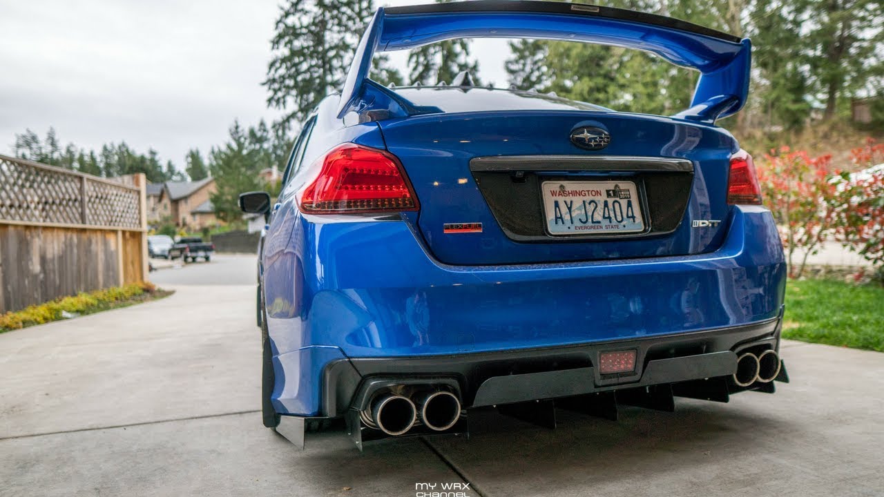 CUSTOM REAR DIFFUSER BY EVIL SUBIE CUSTOMS | 2015 SUBARU WRX
