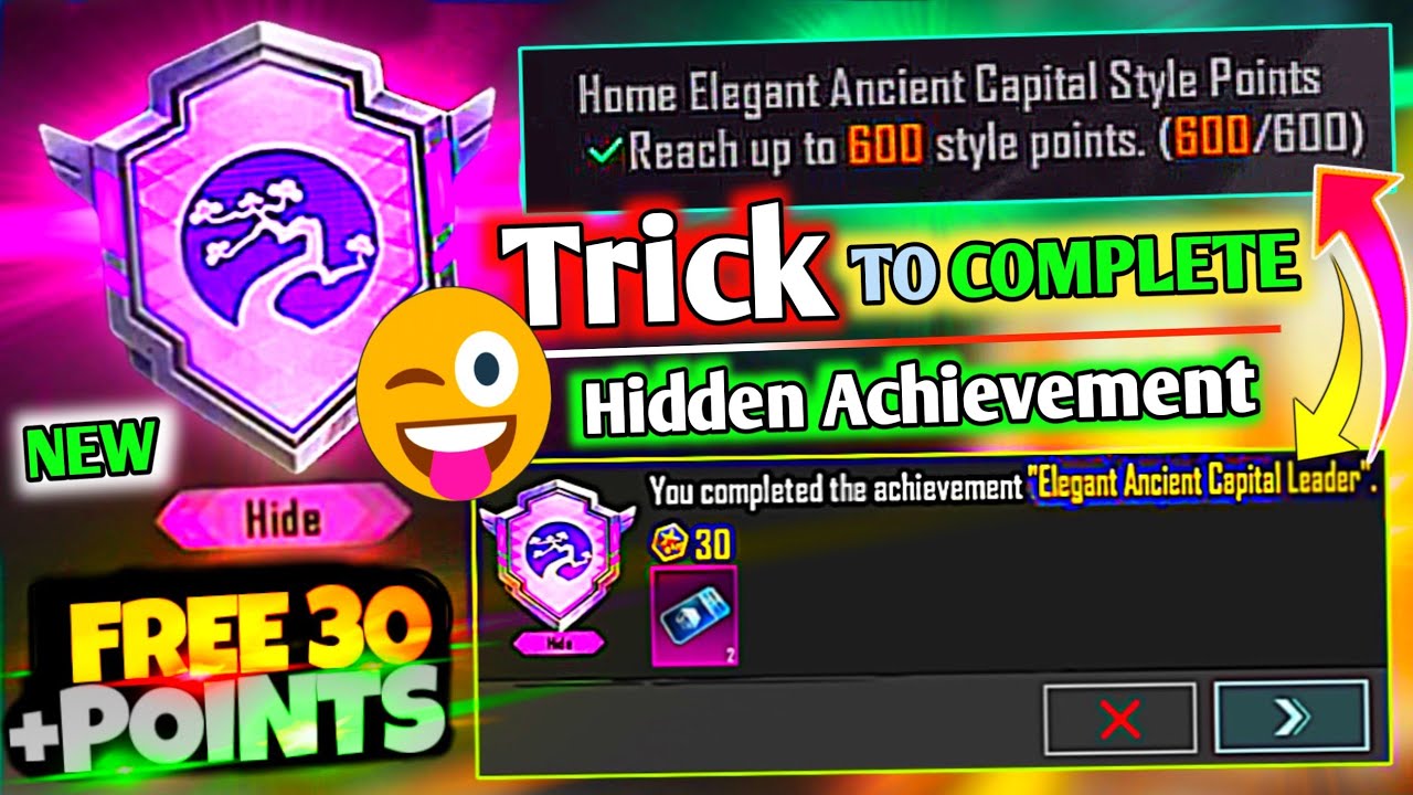 Easyway To Complete (Elegant Ancient) Hide Achievement | Complete Ancient Capital Hidden Achievement
