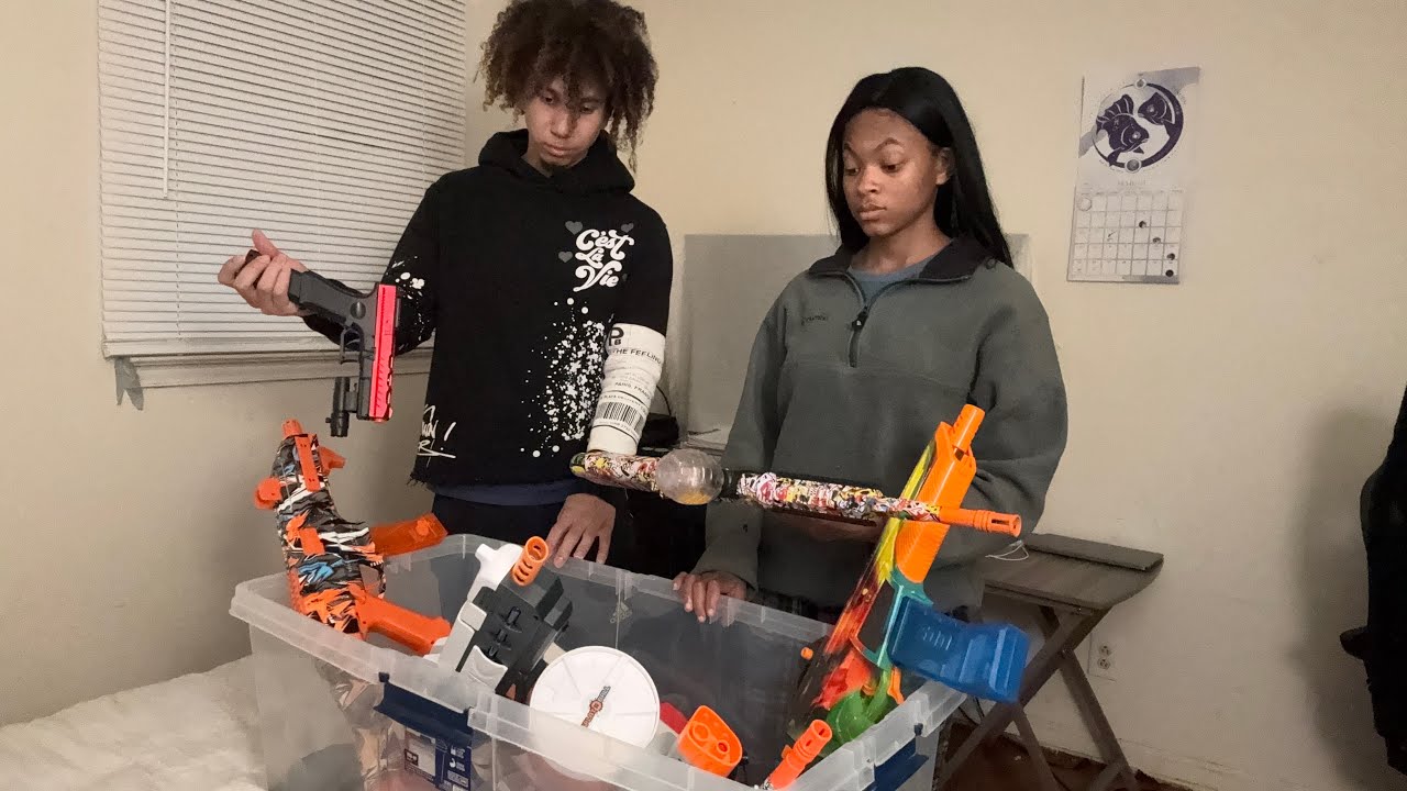 Looking For a SPLATRBALL Gun To Shoot Mr Creepy Face