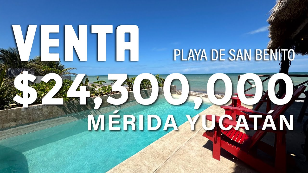 VENTA DE CASA EN MÉRIDA YUCATÁN | Casa Frente Al Mar Playa San Benito , San Benito, Dzemul