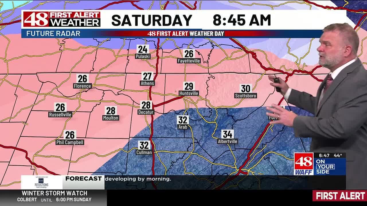 Rain, sleet, freezing rain, a little snow and icy conditions Saturday and Sunday