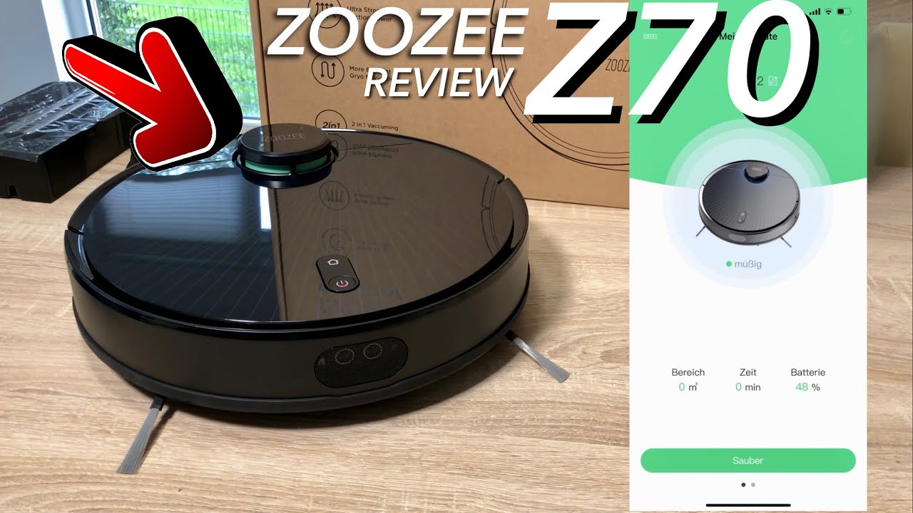 Zoozee Z70   Dank Lidar Scanner ein echt guter Saugroboter aber nicht perfekt   TEST REVIEW