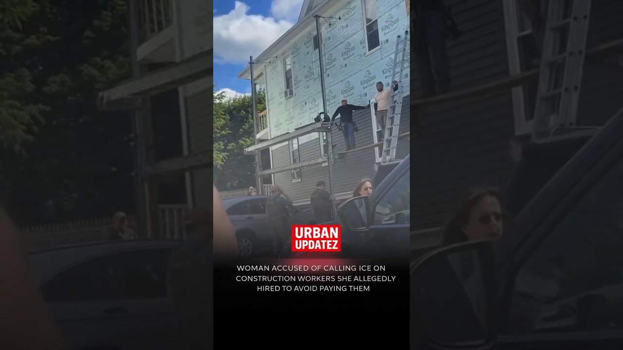 Woman Calls ICE on Workers... After Hiring Them?! 😳🚨 #ICE #Immigration #Shorts