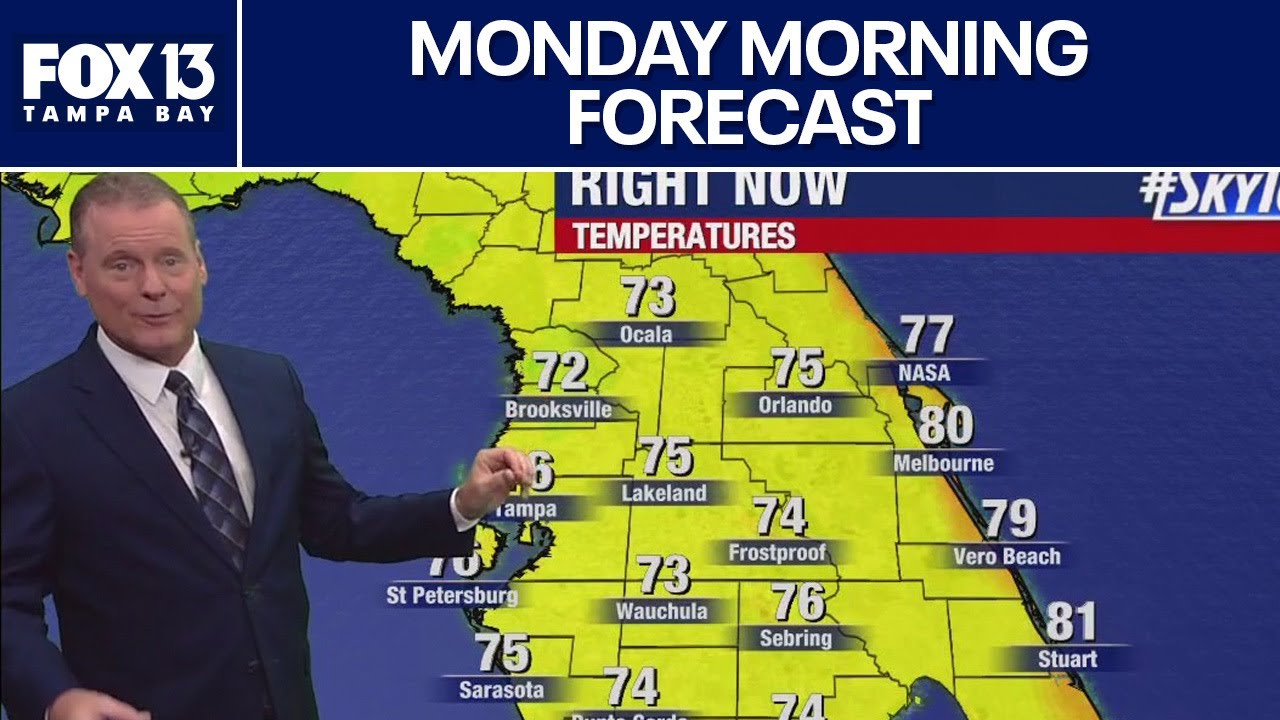 Tampa Weather | Monday morning forecast