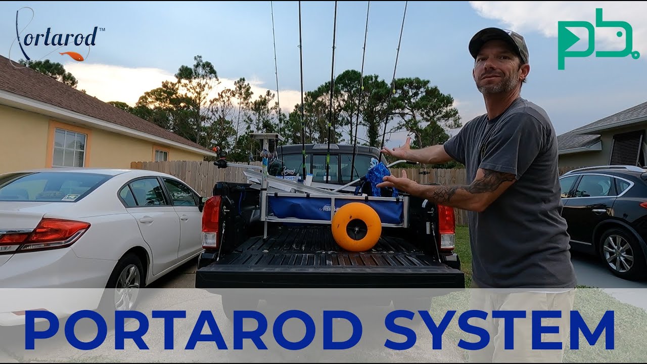 How to TRANSPORT Your SURF FISHING Rods. The PORTAROD System.