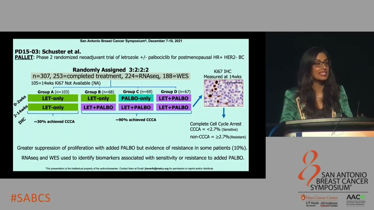 SABCS 2021: Defining molecular markers of endocrine resistance in clinic