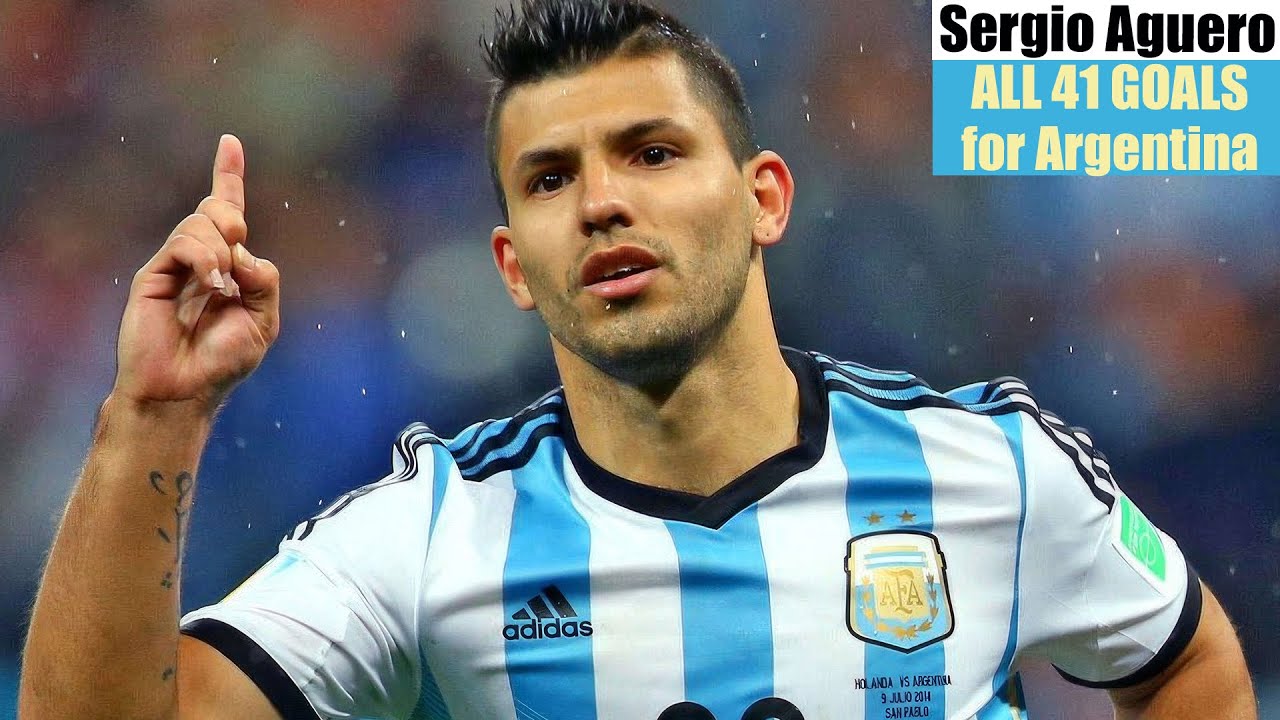 Sergio Aguero ◉ All 41 Goals for Argentina 🇦🇷