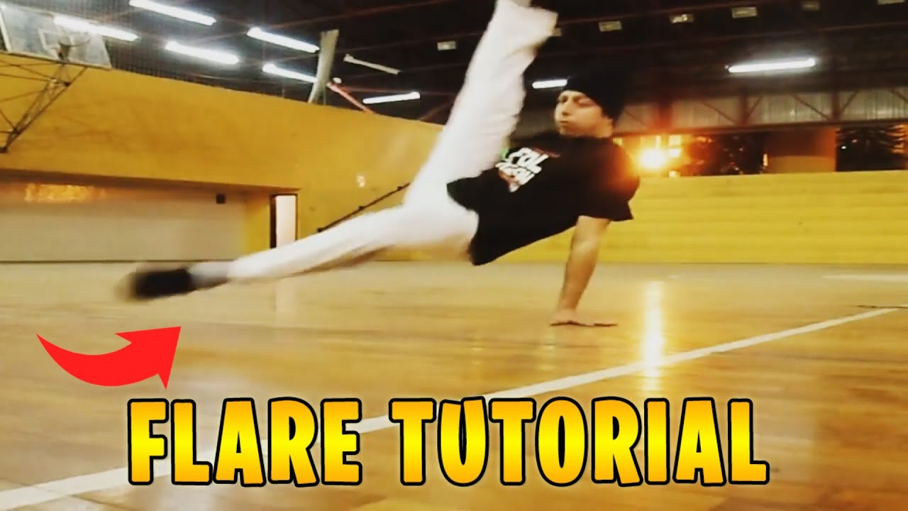 Como Fazer o Flare - Tutorial B&aacute;sico e Avan&ccedil;ado de Como Dan&ccedil;ar Break Dance #12