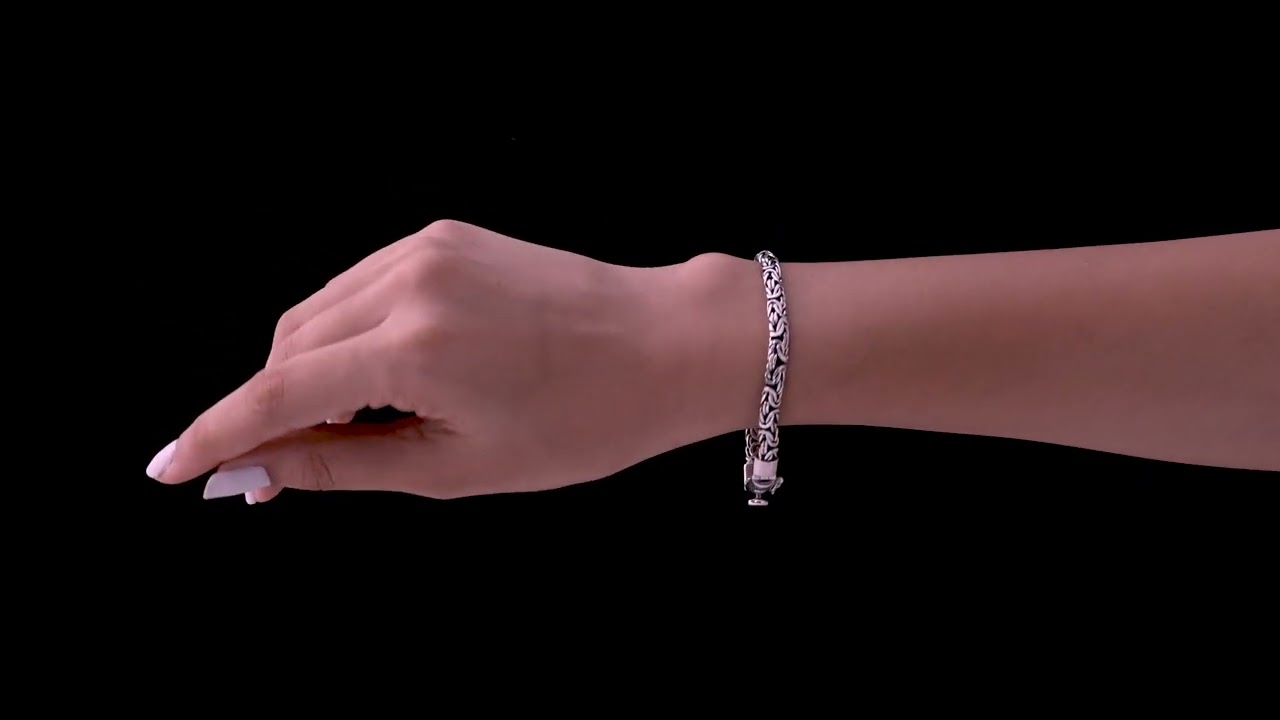 Handmade 925 Sterling Silver Bali Byzantine Bracelet | A Testament to Balinese Craftsmanship
