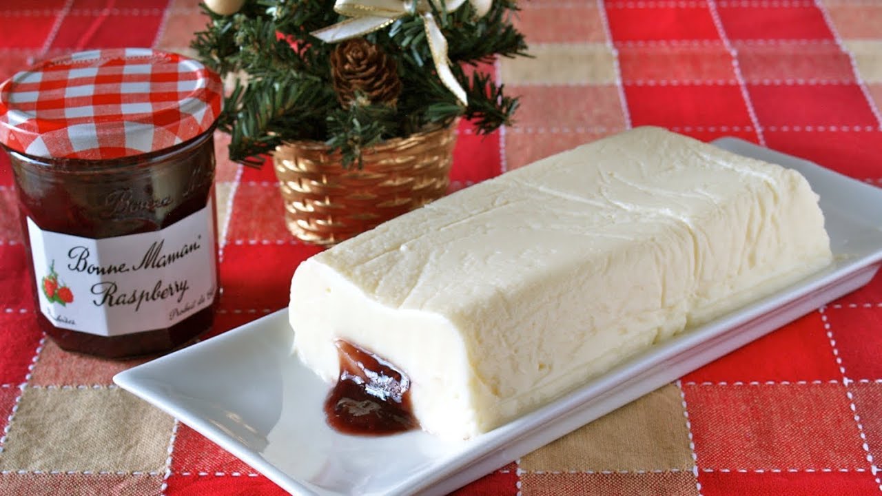 5 Ingredients NO-BAKE Cheesecake (Christmas Cake Idea) 材料５つでレアチーズケーキ - OCHIKERON - CREATE EAT HAPPY