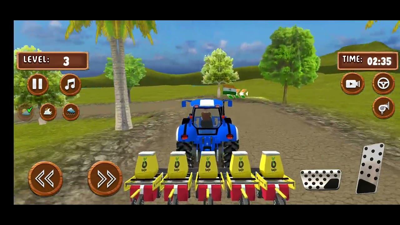 Tractor Game Crazy Driving Challenge | Tractor Farming Simulator Gameplay | Noob vs Pro