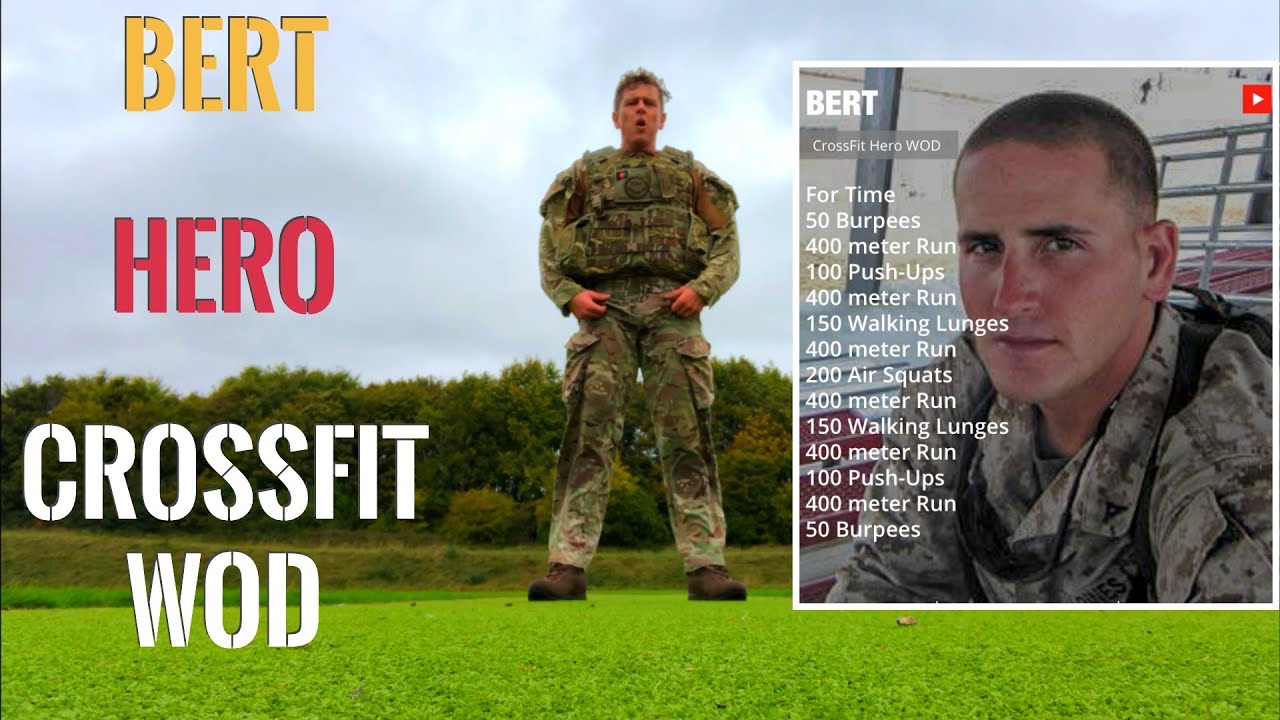 British Soldier Does The BERT Hero CrossFit WOD - In Rig