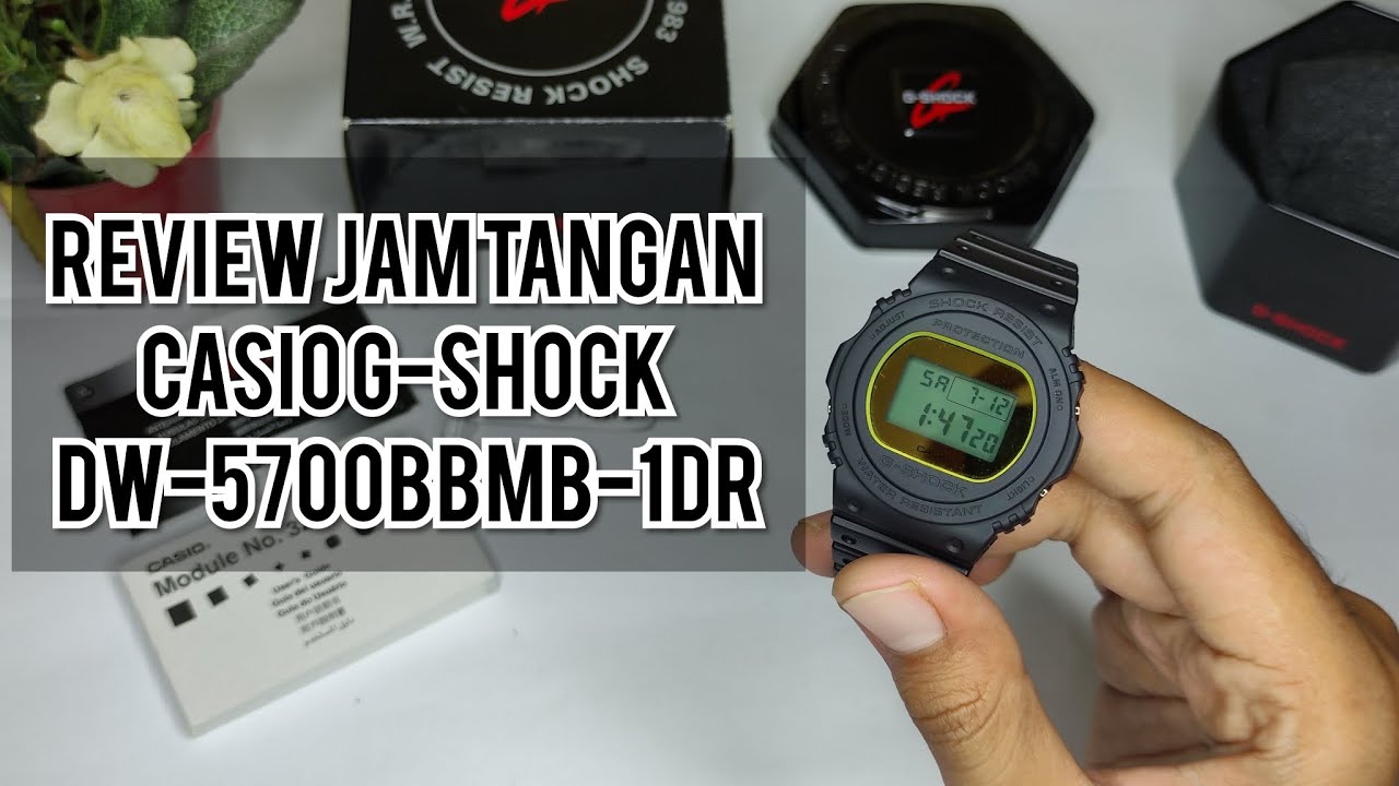 REVIEW JAM TANGAN G-SHOCK DW-5700BBMB-1DR