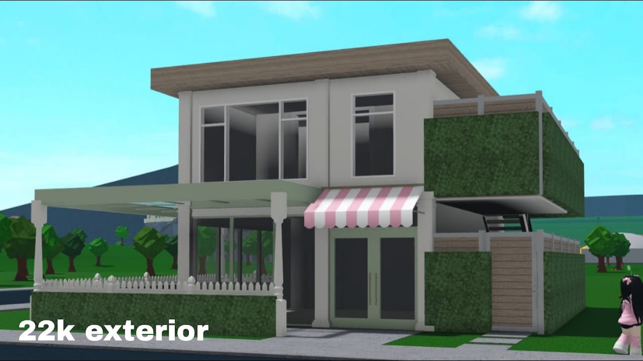 ♡🎐Cafetería + apartamento bloxburg // 🌱 (22k)💗