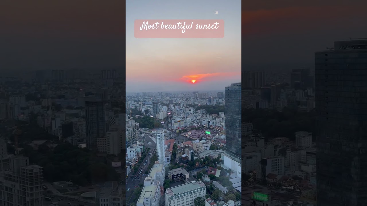 Most beautiful sunset #travelvlog #shortsfeed #explorer #vietnam #sunset #shorts #trending #youtube
