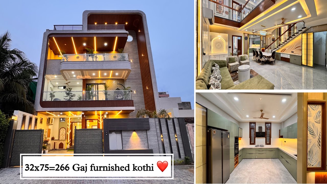 266 Gaj Big Villa 5BHK with theatre lift garden & borewell ⭐️ ₹: 4.25 Crore ⭐️ #propertyinjaipur
