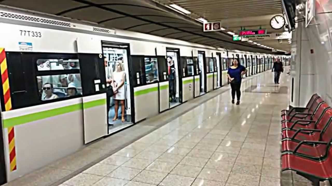 Athens subway Μετρό Αθήνας red line metaxourghio omonia