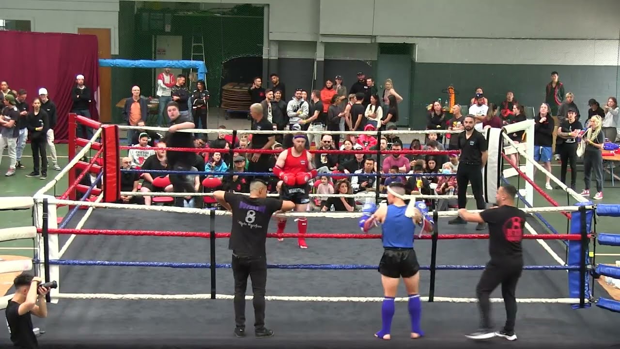 MUAY THAI VICTORIA 8: Anthony Briggs (Red) vs Markus Jovcevski (Blue)