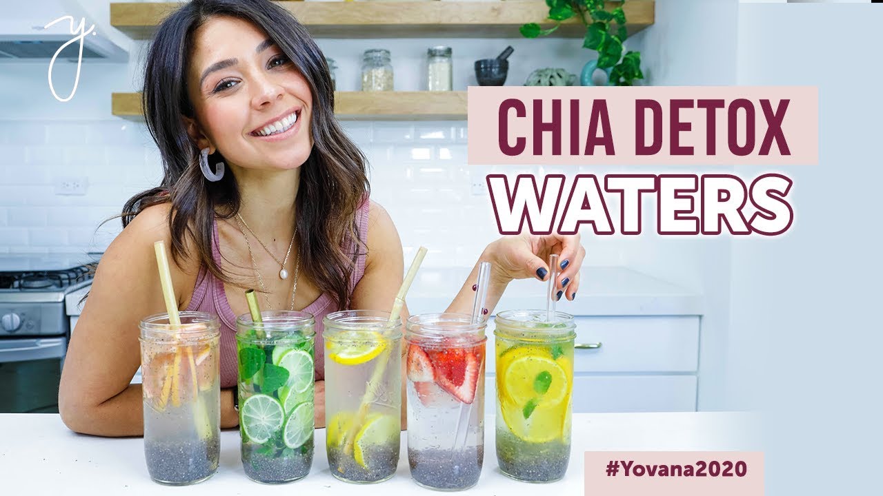 5 CHIA DETOX WATERS! Hydration Challenge I Day 3 #Yovana2020