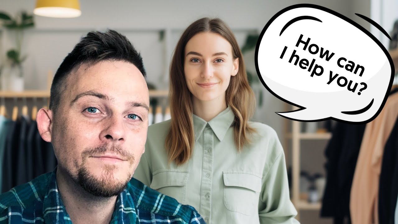 How to Respond to Shop Assistants When You Walk Into a Shop | English Lesson | American English