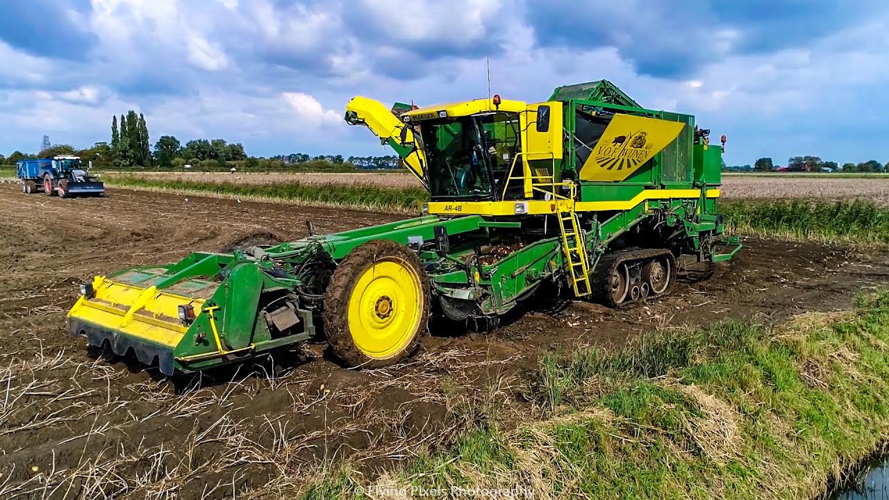 Aardappels rooien | Potato harvest | Kartoffelnernte | Ploeger AR-4B | 2 x Fendt Black Beauty