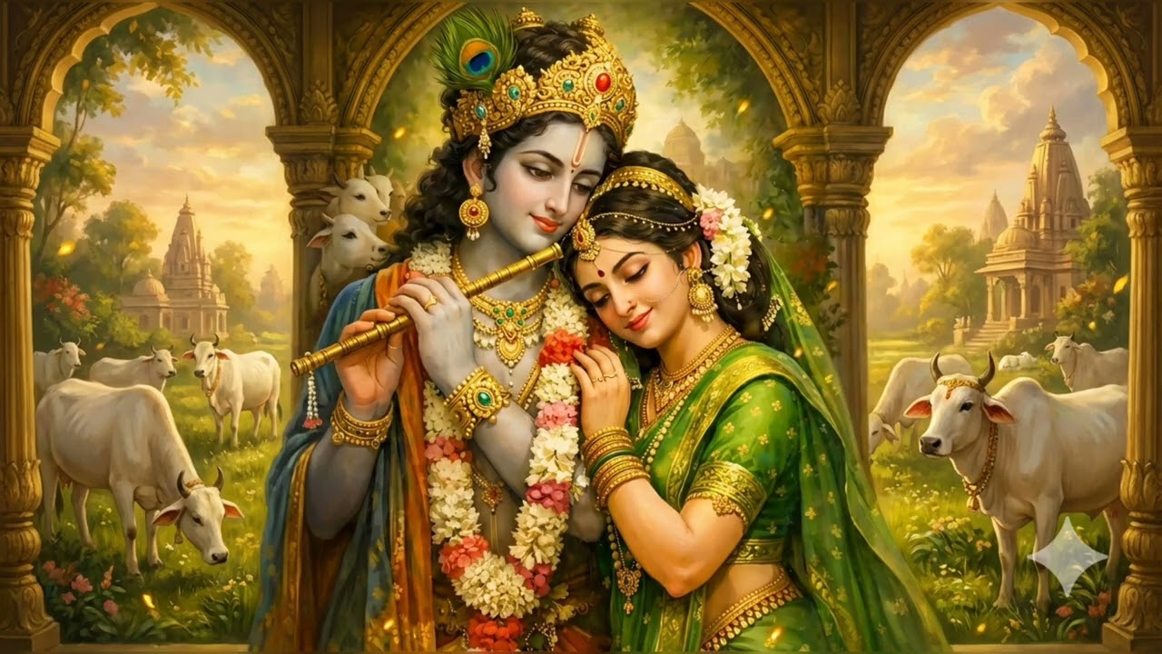 ॐ ह्रीं श्रीं राधिकायै नमः