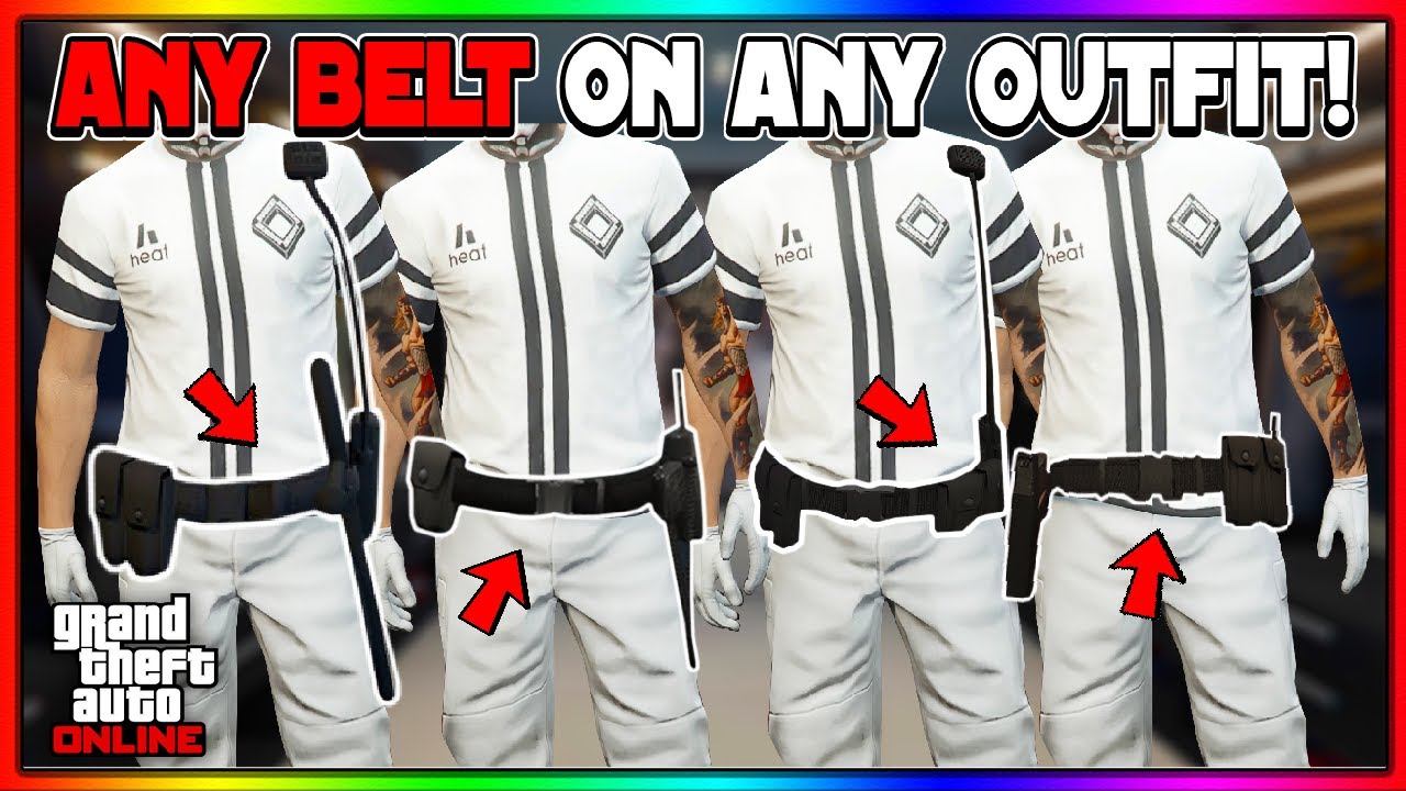 *NEW WORKAROUND* How To Get ANY BELT On Any Outfit Glitch In GTA 5 Online 1.69 (NO TRANSFER GLITCH)